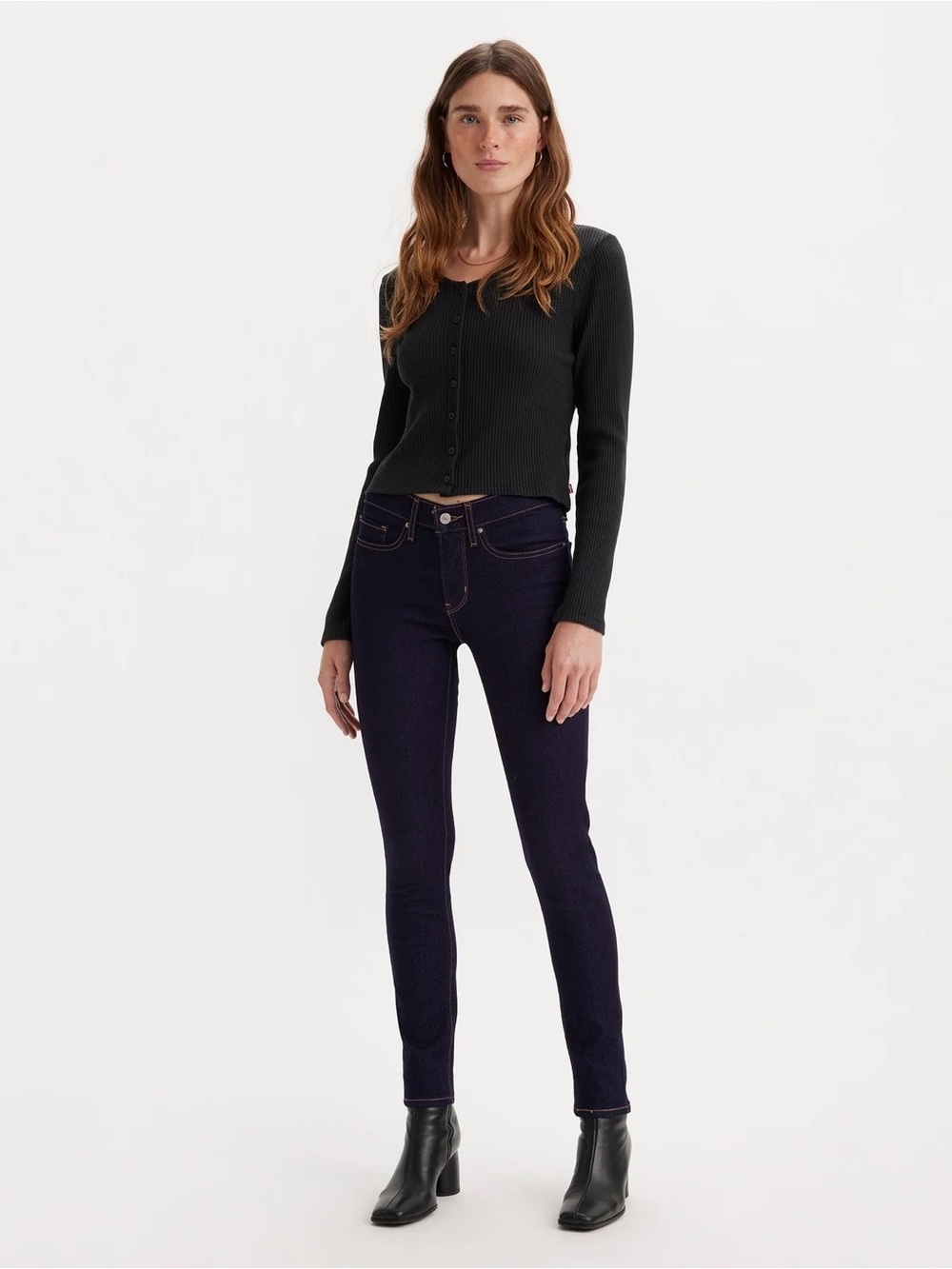 Levi’s® (33) 311 Shaping Skinny Jeans Dark Wash Mid Rise Stretch - Picture 2 of 15